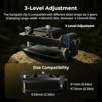 SMALLRIG Universal Three-in-One Camera Clip Kit, Quick Release System, Backpack - Image 4