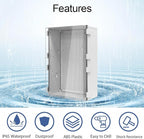 Electrical Box, IP65 Waterproof Dustproof ABS Plastic Enclosure, Outdoor and - Image 3