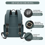 GOLF SUPAGS Women Laptop Backpack Casual Daypack - Image 3