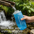 GUYI 500ml Collapsible Water Filter Bottle, Removes Impurities, BPA Free - Image 6