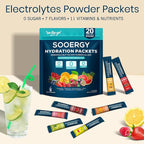 Electrolytes Powder Packets Sugar Free Hydration Packets, 7 Flavors Liquid - Image 3