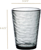 KLIFA- RIPPLE- 16 ounce, Acrylic Tumbler Drinking Glasses Cups, Stackable - Image 6