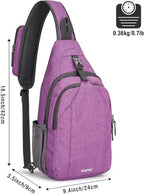 G4Free Sling Chest Bag RFID Crossbody Backpack Shoulder Bag - Image 4