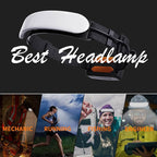 svsviio Headlamp Rechargeable PRO+, 7500mAh 1500 Lumen Super Bright 230°Beam - Image 7