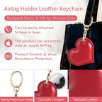 Leather Charm Keychain Holder Case Compatible - Image 2