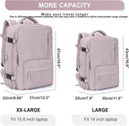 WONHOX Large Travel Backpack Carry on Flight Approved Laptop Work Business - Image 5