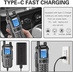 BAOFENG GMRS Handheld Radio Ham Radio Long Range GM21 Rechargeable Walkie - Image 5