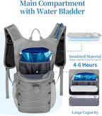 Hydration Backpack with 2L Water Bladder, Hiking Water Backpack - Image 3