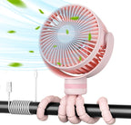 Momcozy 8000mAh Portable Stroller Fan, 27H Ultra-long Battery Life Detachable 4 by Momcozy