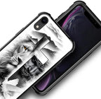 for iPhone XR Case, Lion Cross Jesus Christ Dove Pattern Graphic Design Girl - Image 4