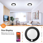 2-Pack Motion Sensor LED Ceiling Lights, 15W-100W Equivalent, 1200LM 3 Colors - Image 3