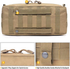 WYNEX Large Molle Pouch, Tactical Molle Bag Vertical Admin Pouch, Modular - Image 6