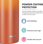 Fanhaw 24 oz Insulated Stainless Steel Water Bottle - Image 4