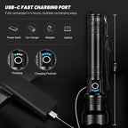 Rechargeable Flashlights 99, 000 Lumens, Super Bright LED Flashlight High Lumens - Image 3