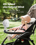 Gaiatop Oscillating Baby Stroller Fan - Image 5