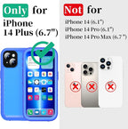 Cozycase Compatible with iPhone 14 Plus Waterproof Case - Image 2