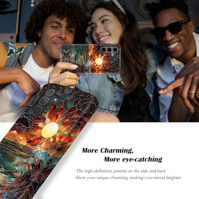 Compatible for Samsung Galaxy S25 FE 5G Case, Dual Layer Heavy Duty 2 in 1 - Image 4