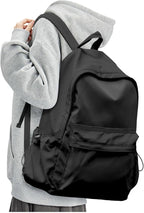 Black Backpack for Men Women Large, Gym Backpack for Women Foldable Outdoor - Image 8
