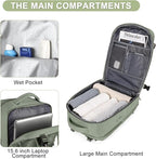 coofay Travel Backpack For Women Men Airline Approved Carry On Backpack Flight - Image 5
