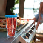 Tervis Clear & Colorful Lidded Made in USA Double Walled Insulated Tumbler - Image 11
