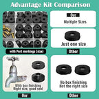XBVV 106 PCS Faucet Washer Assortment Kit - Image 4