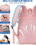 Pritent Cooler Backpack for Men Women Insulated Waterproof Backpack Cooler Leak - Image 6