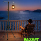 Telescopic Height Adjustable Camping Lantern Tripod Stand - Image 7