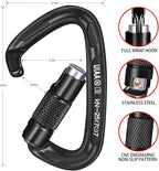 BEIFENG 25KN Auto Locking Carabiner - Image 2