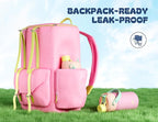 12 oz Kids Steel Water Bottle for School: 2-in-1 Straw Spout Lid, Cold 24H - Image 6