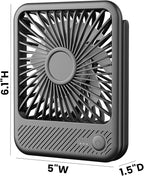 Koonie USB Desk Fan, Strong Wind Ultra Quiet Small Personal Fan - Image 7