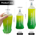 WILDREEDS 250ml Soft Flask, TPU Collapsible Soft Water Bottle - Image 5