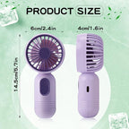 Rossesay 6 Pcs Mini Portable Fan Bulk Cute Handheld Lightweight Small Little - Image 3