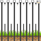 AHRLHR 7 Pack String Light Poles, Poles by Unknown