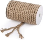 Vivifying Jute Rope, 50 Feet 8mm Natural Heavy Duty Twine - Image 9