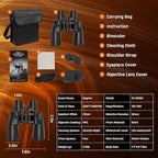 10-30x50 Zoom Binoculars for Adults, High Powered Military Binoculars for Bird - Image 9