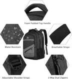 MATEIN Extra Large 50 L Travel Laptop Backpack, Water Resistant Work Computer - Image 7