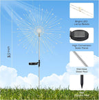 2 Pack Garden Decoration Solar Outdoor Light - Image 3