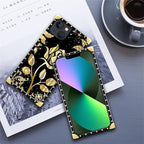 Compatible with iPhone 13 Case, Shine Gold Rose Luxury Golden Decoration - Image 6