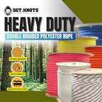 SGT KNOTS Arborist Double Braided Polyester Rope - Image 3
