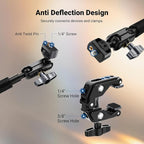 NEEWER 22" Magic Arm w Desk C Clamp, Overhead Camera Mount - Image 5