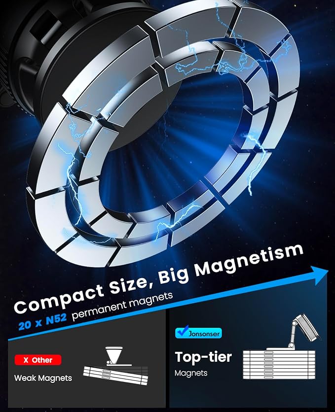 Jononser Magnetic Suction Cup Phone Mount - Image 4