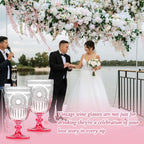 XUWAIDSGN 24Pcs Plastic Vintage Wine Glasses 13.5oz Reusable Embossed Goblet - Image 7