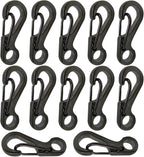 Mini Carabiner Clips with Metal Spring Wiregate Hook and Little Eye Hole by Bytiyar