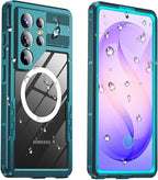 for Samsung Galaxy S26 Ultra Waterproof Case, Magnetic Heavy Duty Military by Haireca