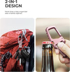 Dexnor Heavy Duty Key Chain Bottle Opener, Carabiner Key Ring Clip - Image 4