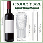 8 Set 20oz Vintage Plastic Tumbler - Image 2