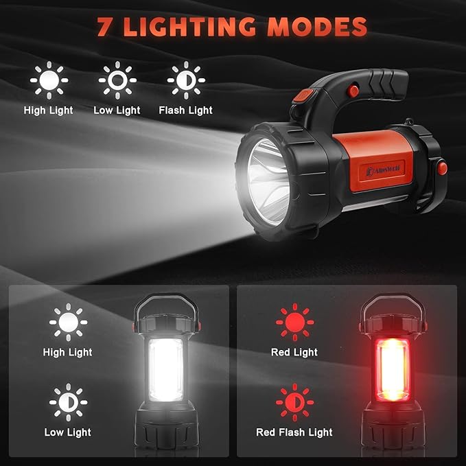 AlpsWolf Camping Lantern Rechargeable, 2 Pack Same LED Flashlight Spotlight - Image 6