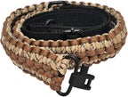 Extra Wide Gun Sling Paracord 550 Adjustable w/Swivels - Image 2