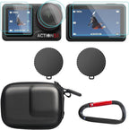 OSMO Action 5 Pro Accessories, PU Portable Mini Carrying Bag Case, Lens Screen by JIMOVA