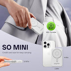 Magnetic Portable Charger Built-in Cables, 10000mAh Fast Charging Wireless - Image 4